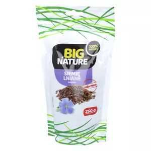Big Nature - siemię lniane ziarno, 250 g