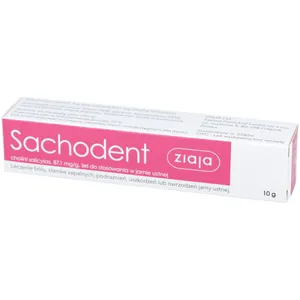 Sachodent 87,1 mg/g, żel do stosowania w jamie ustnej, 10 g
