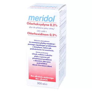 Meridol - chlorheksydyna 0,2%, płyn do płukania jamy ustnej, 300 ml