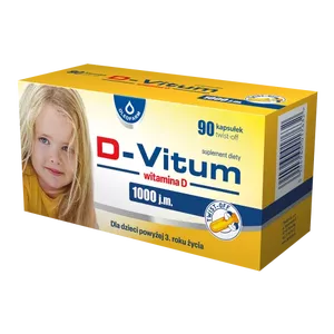 D-Vitum 1000 j.m., 90 kapsułek