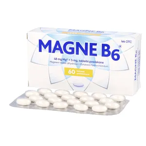 Magne B6 48 mg + 5 mg, 60 tabletek powlekanych