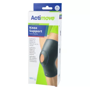 Actimove - orteza stawu kolanowego z odsłoniętą rzepką, rozmiar XL, czarna, 75585-23, 1 sztuka