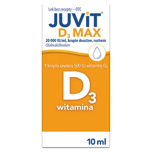 Juvit Kids D3 20 000 IU/ml, krople doustne, roztwór, 10 ml