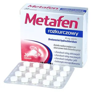 Metafen rozkurczowy 40 mg, 20 tabletek