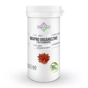 Soul-Farm Wapno organiczne z alg czerwonych, 60 kapsułek