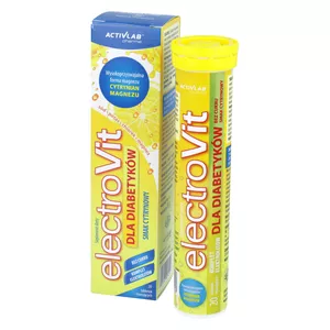 Activlab ElectroVit dla diabetyków, smak cytrynowy, 20 tabletek musujących