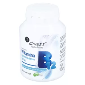 Aliness Witamina B12, Methylcobalamin 950 µg, 100 kapsułek