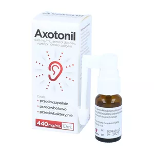 Axotonil 440 mg/ml, aerozol, 10 ml