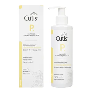 Cutis P - przeciwłupieżowy, szampon konopny + CBD, 150 ml