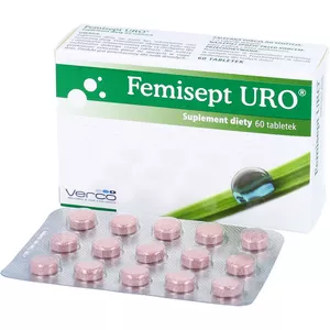Femisept URO - bezpieczna ochrona układu moczowego, 60 tabletek