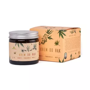 HEMPKING - konopny krem do rąk z CBD o zapachu wanilii i pomarańczy, 50 ml