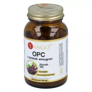 Yango OPC z pestek winogron, 90 kapsułek