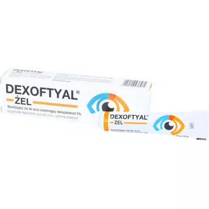 Dexoftyal - nawilżający żel do oczu zawierający dekspantenol 5%, 10 g