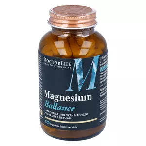 Doctor Life Magnesium Ballance + B6, 120 kapsułek