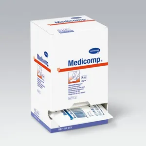 HARTMANN - kompresy włókninowe Medicomp, 10 cmx10 cm, 100 sztuk