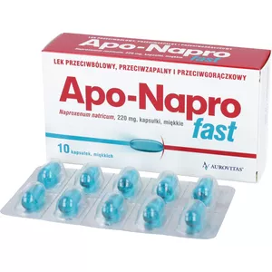 Apo-Napro Fast 220 mg, 10 kapsułek miękkich