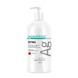 Nanobiotic Med Silver Intima - płyn do higieny intymnej, 300 ml