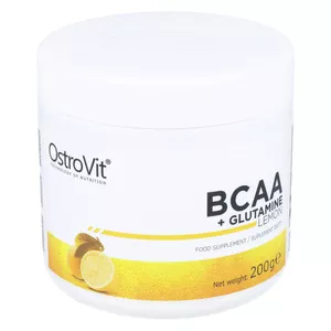 OstroVit BCAA+Glutamine, smak cytrynowy, 200 g