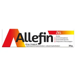 Allefin (20 mg + 10 mg)/g, 30 g