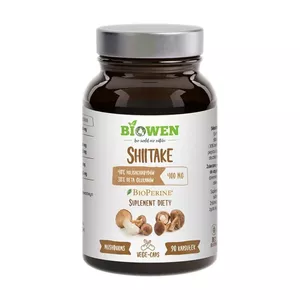 Biowen Shiitake 400 mg, 90 kapsułek
