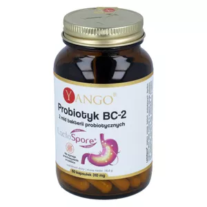 Yango Probiotyk BC-2 2 mld bakterii probiotycznych, 60 kapsułek