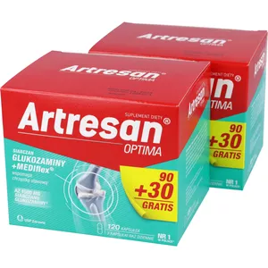 ZESTAW: 2 x Artresan Optima, 120 kapsułek