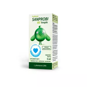 SANPROBI IBS, probiotyk dla dzieci, krople, 5 ml