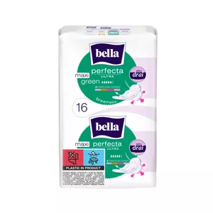 Bella perfecta ultra green - podpaski higieniczne, ultra chłonne, 16 sztuk