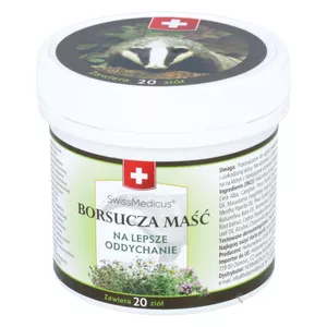 Herbamedicus - borsucza maść, na lepsze oddychanie, 125 ml
