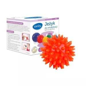 SANITY - Piłka jeżyk do rehabilitacji, 5,5 cm, 1 sztuka