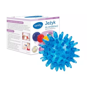 SANITY - Piłka jeżyk do rehabilitacji, 6 cm, 1 sztuka