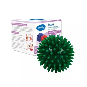 SANITY - Piłka jeżyk do rehabilitacji, 7 cm, 1 sztuka