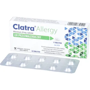 Clatra Allergy 20 mg, 10 tabletek
