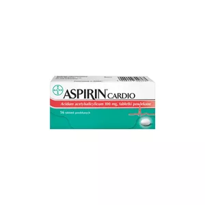 Aspirin Cardio 100 mg, 56 tabletek powlekanych