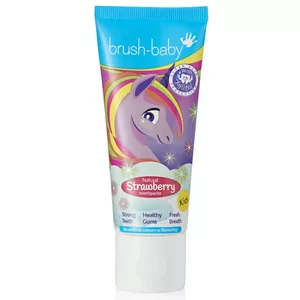 BRUSH-BABY - pasta do zębów, truskawkowa, od 3 roku życia, 50 ml