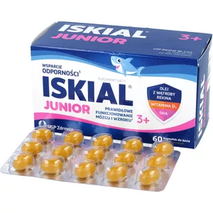Iskial Junior, 60 kapsułek do żucia