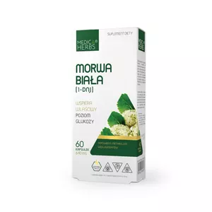 Medica Herbs Morwa biała 640 mg, 60 kapsułek
