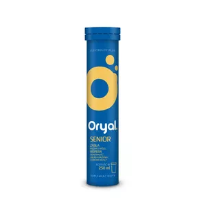 Oryal Senior, pomarańcza i bergamota, 20 tabletek musujących