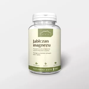 NANGA Jabłczan magnezu, 700 mg, 100 kapsułek