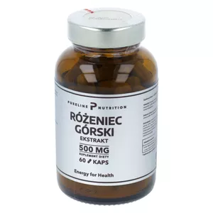 Pureline Nutrition Różeniec górski, 60 kapsułek