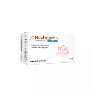 Norsa Pharma, Nucleobutin Forte, 60 kapsułek