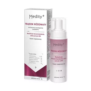 Medity+ - krem naprawczy na noc, na trądzik różowaty, 50 ml