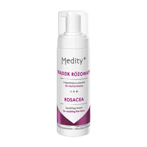 Medity+ - łagodząca pianka do mycia twarzy, na trądzik różowaty, 150 ml