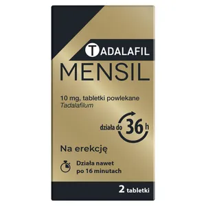 Tadalafil Mensil 10 mg, 2 tabletki