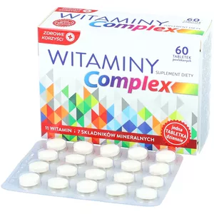 Zdrowe Korzyści Witaminy Complex, 60 tabletek powlekanych