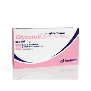 Czopki glicerolowe - produkt leczniczy o działaniu przeczyszczającym, 10 sztuk