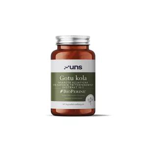UNS, Gotu Kola + Bioperine, 60 kapsułek