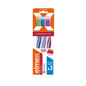 elmex - szczoteczka do zębów, Ultra Soft, 3 sztuki