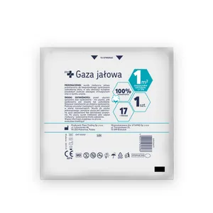 Zdrowe Korzyści Plus+, gaza jałowa 17-nitkowa, 1 m², 1 sztuka