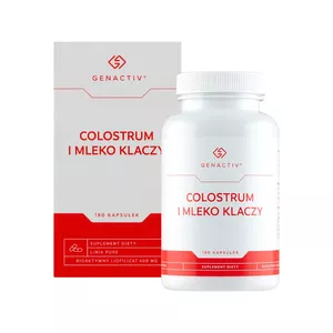 Genactiv Colostrum i mleko klaczy, 180 kapsułek